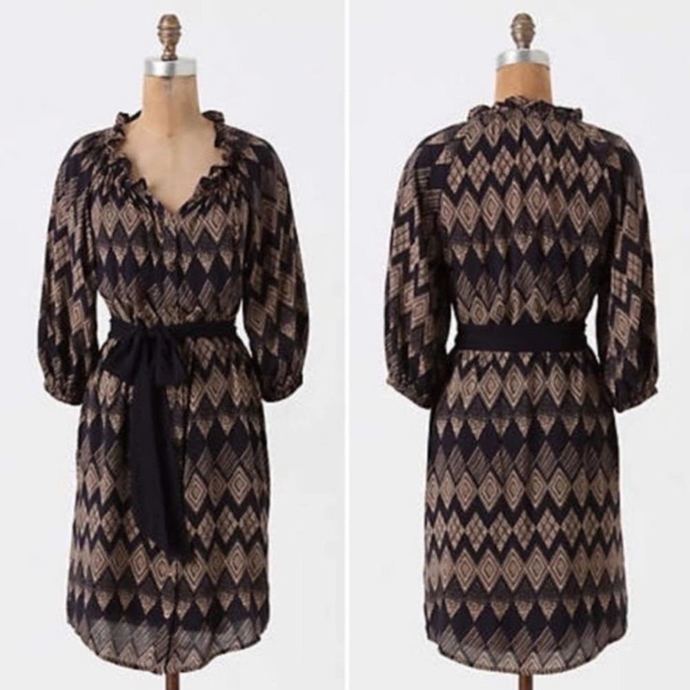 ANTHROPOLOGIE Rugged Carats Dress {O12}